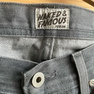 Naked & Famous - Weird Guy 32x32 - Grey Selvage